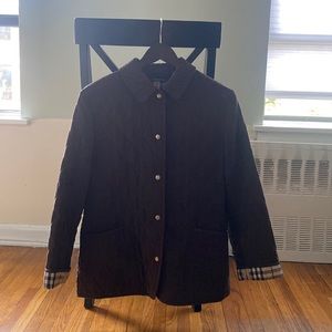 The Iconic Burberry Quilted Jacket in Chocolate Truffle